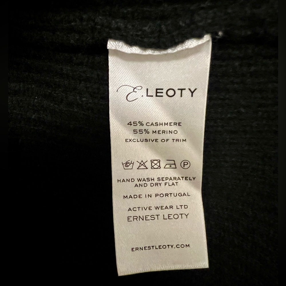 Ernest Leoty Eloise ribbed merino wool and cashmere-blend sweater. - Picture 6 of 6
